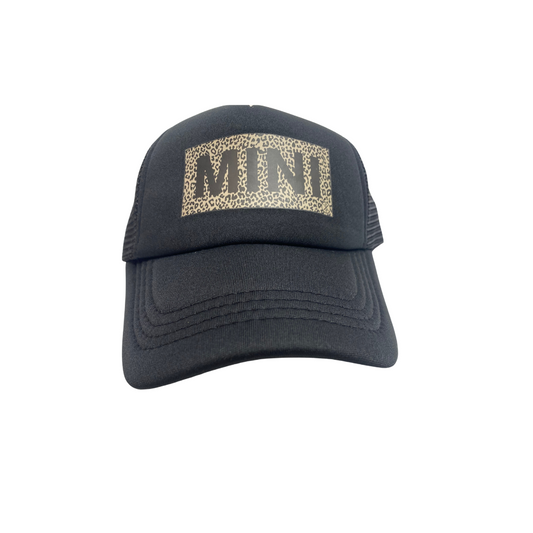 Mini Leopard Trucker Hat