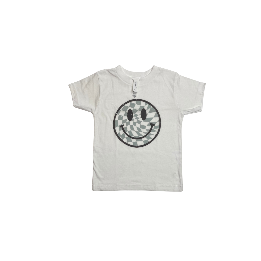 Checker Board Smiley Tee