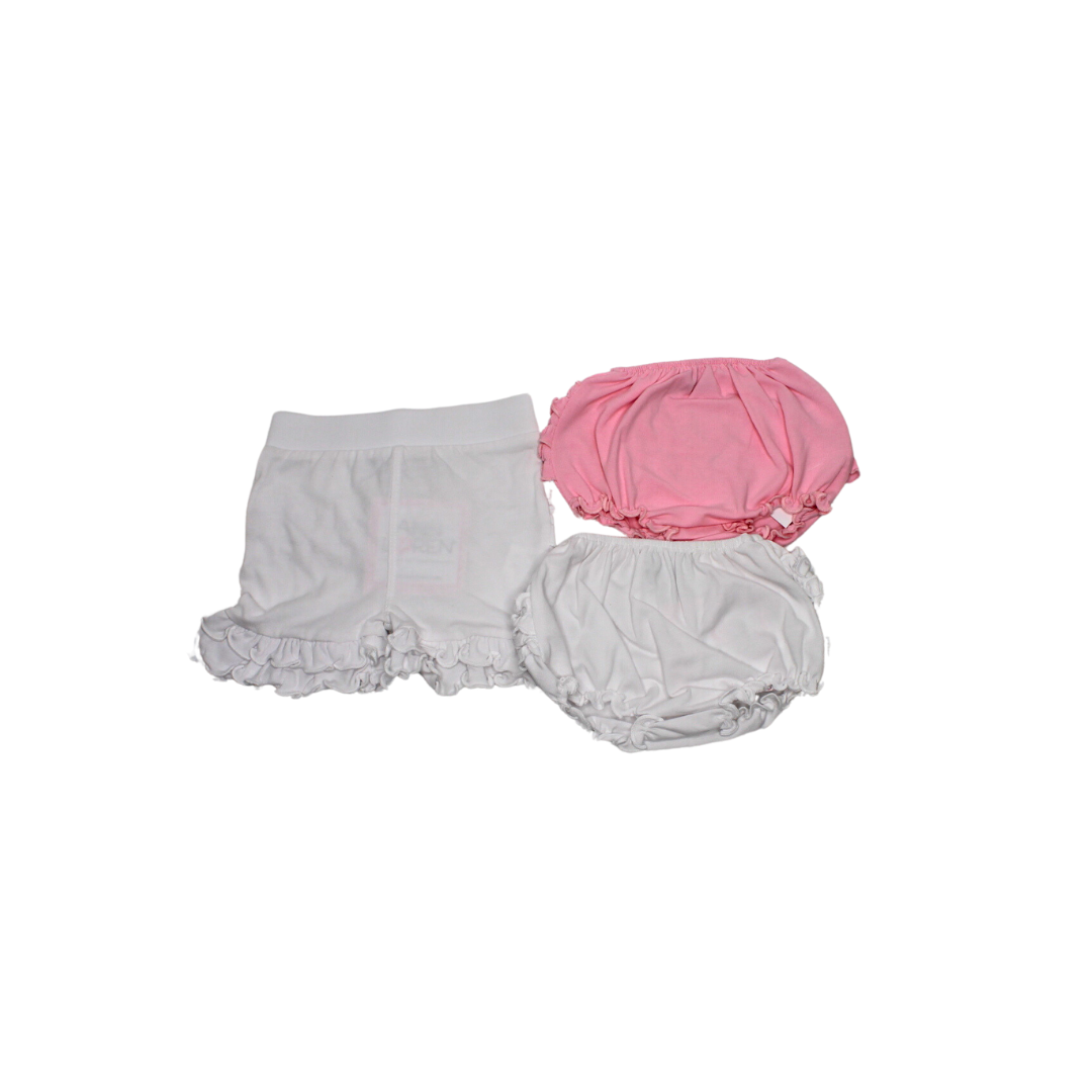 NEW Pink Diaper Cover/Panty with Eyelet Ruffles for Babies